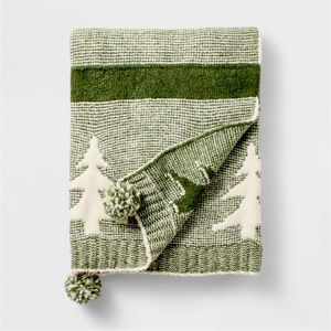 Studio McGee Knit Tree Throw Blanket